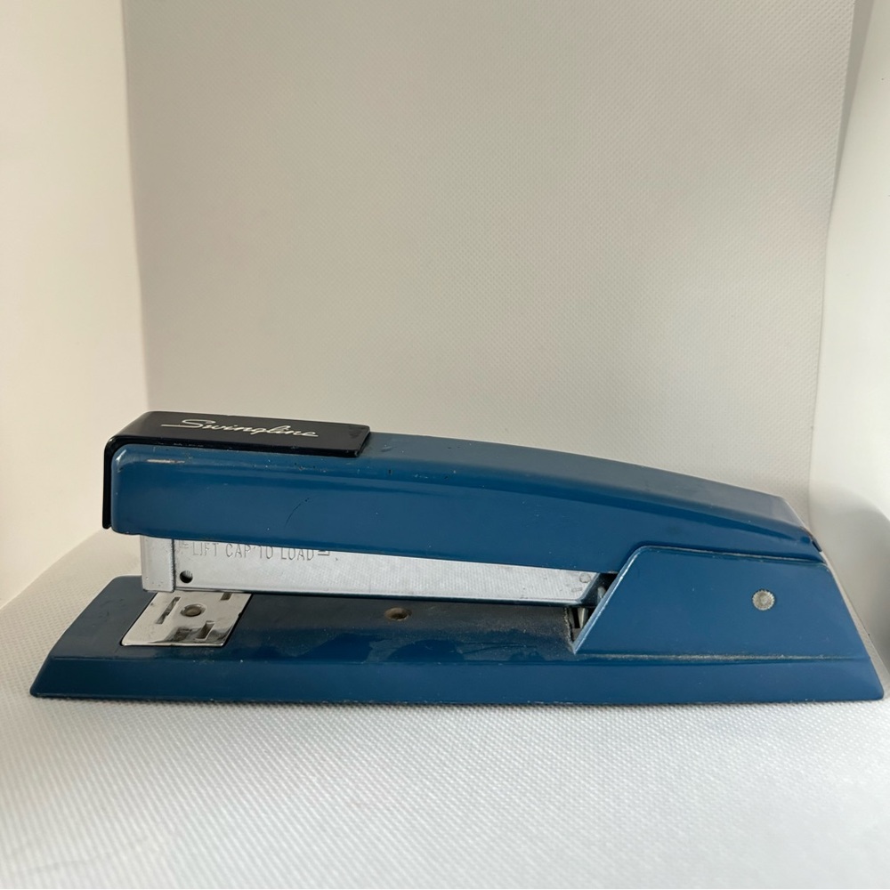 Vintage Swingline Stapler blue 9" in Length